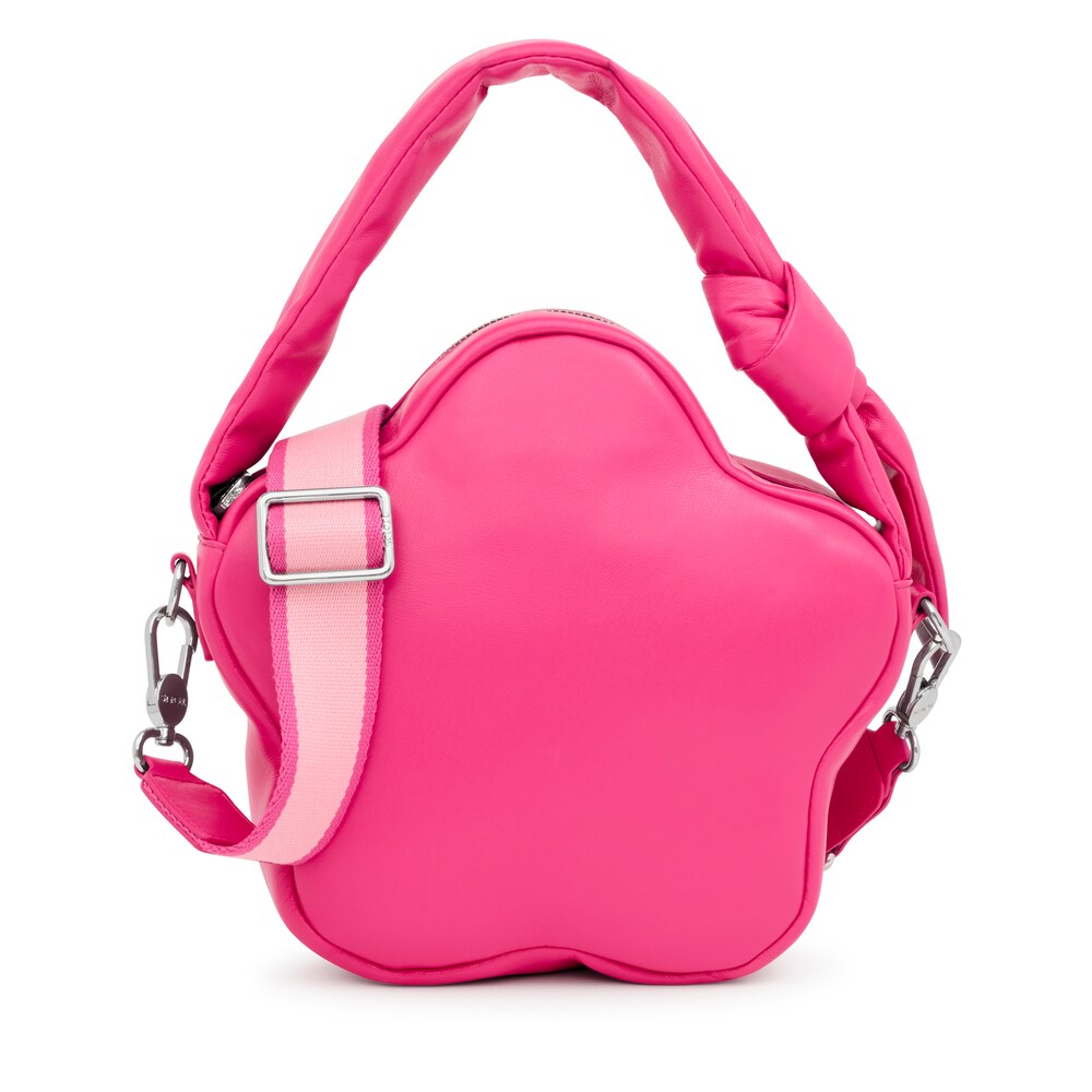 Kvetinov&aacute; Crossbody kabelka fuksiovej farby TOUS Carol