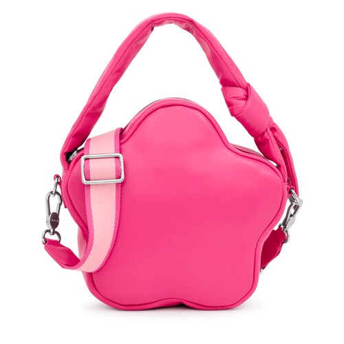 Borsa a tracolla a forma di fiore fucsia TOUS Carol image number 0
