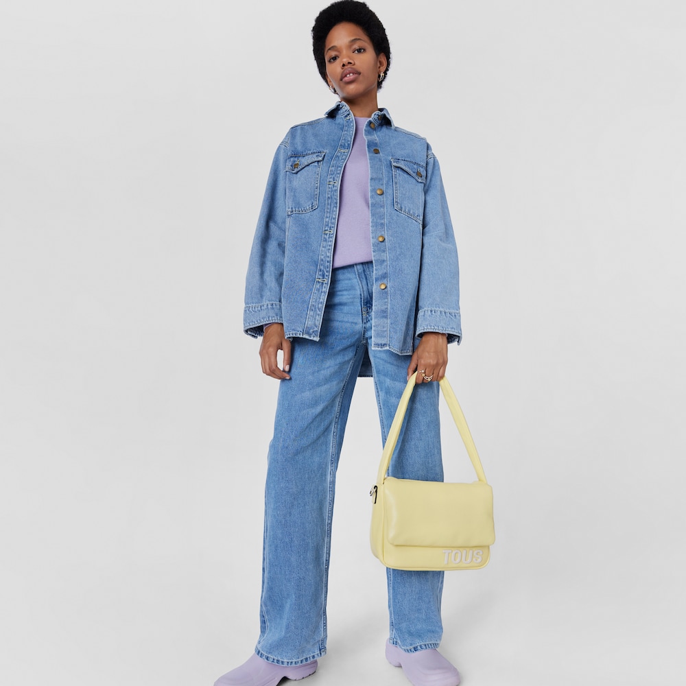 Bandolera mediana amarilla TOUS Carol