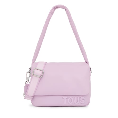 Středně velk&aacute; lila Crossbody kabelka TOUS Carol