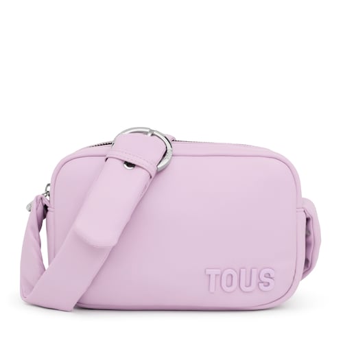 Mauve Crossbody reporter bag TOUS Carol image number 0