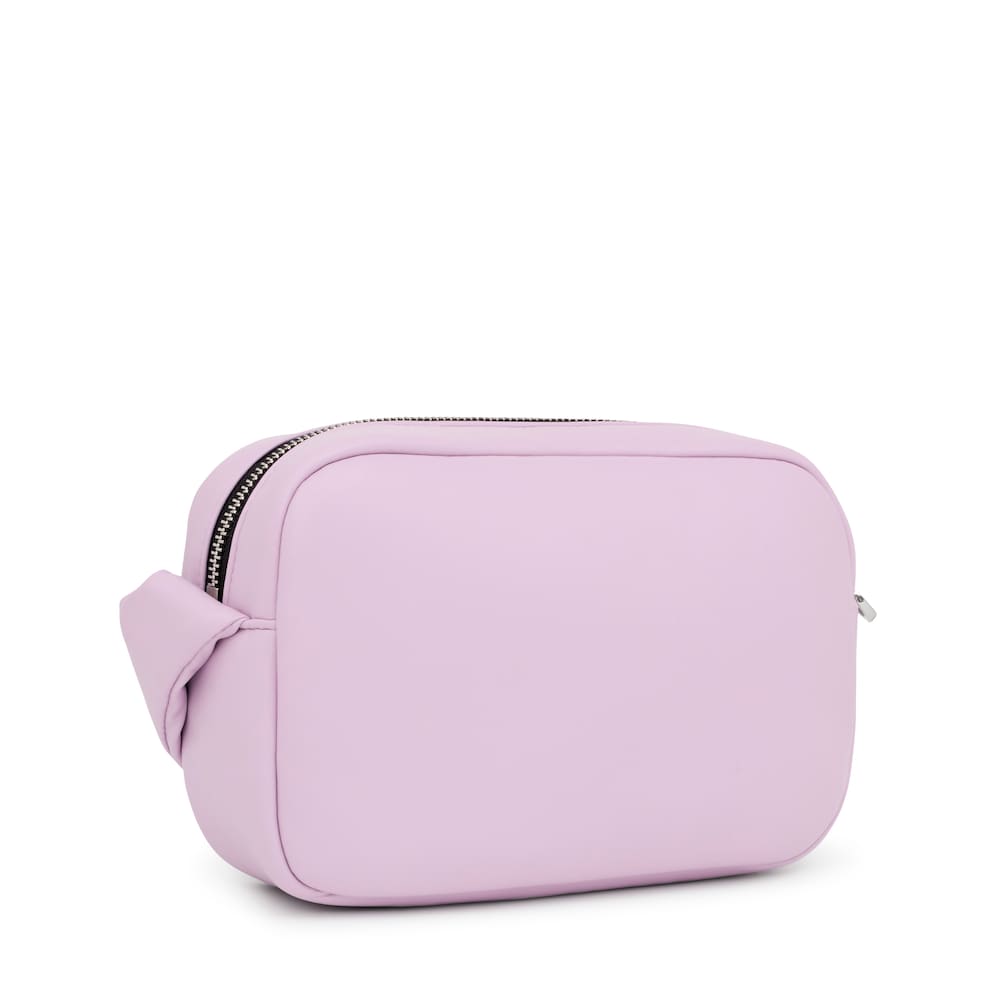 Fiołkowo-r&oacute;żowa torebka przez ramię typu reporter TOUS Carol