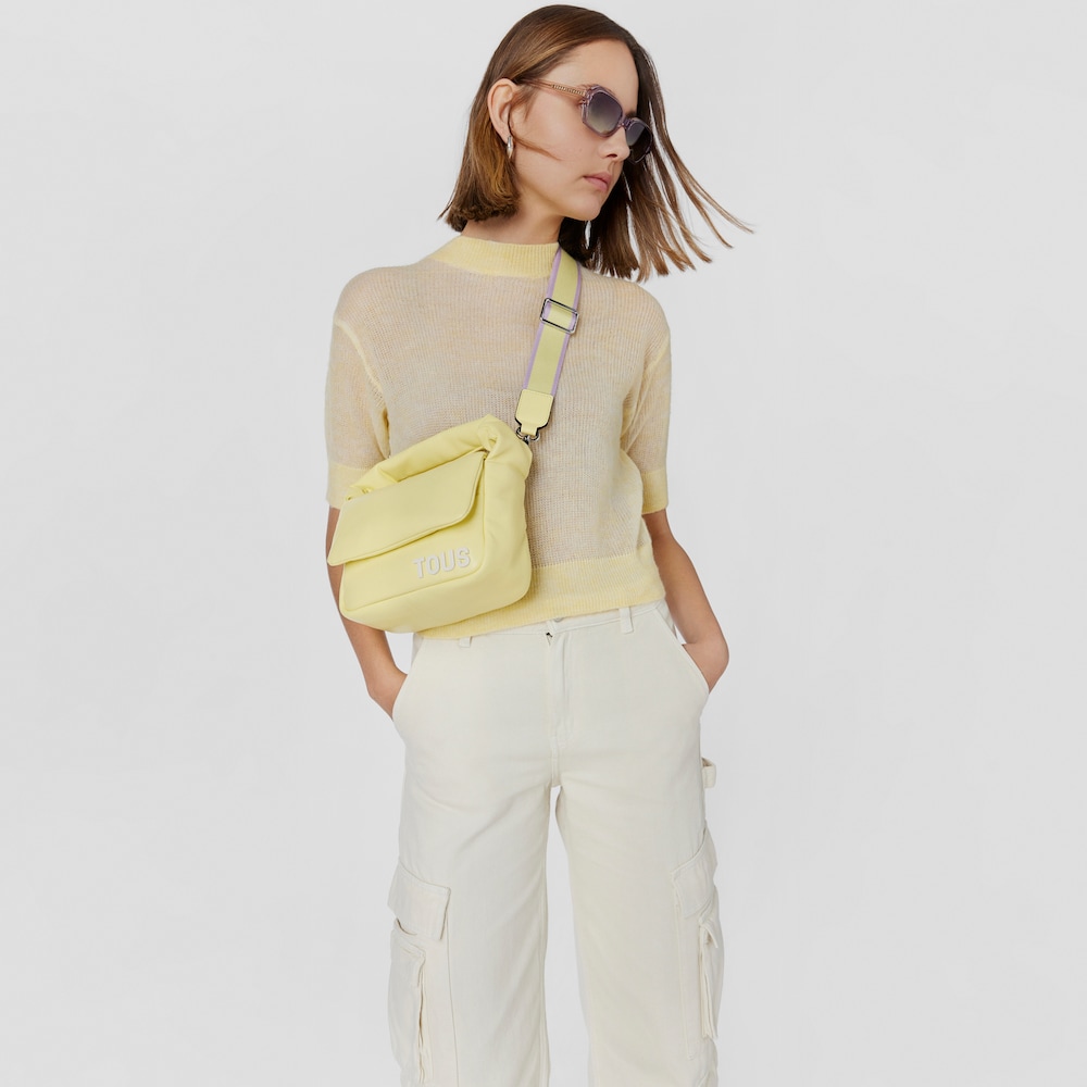 Kleine Umh&auml;ngetasche TOUS Carol in Gelb