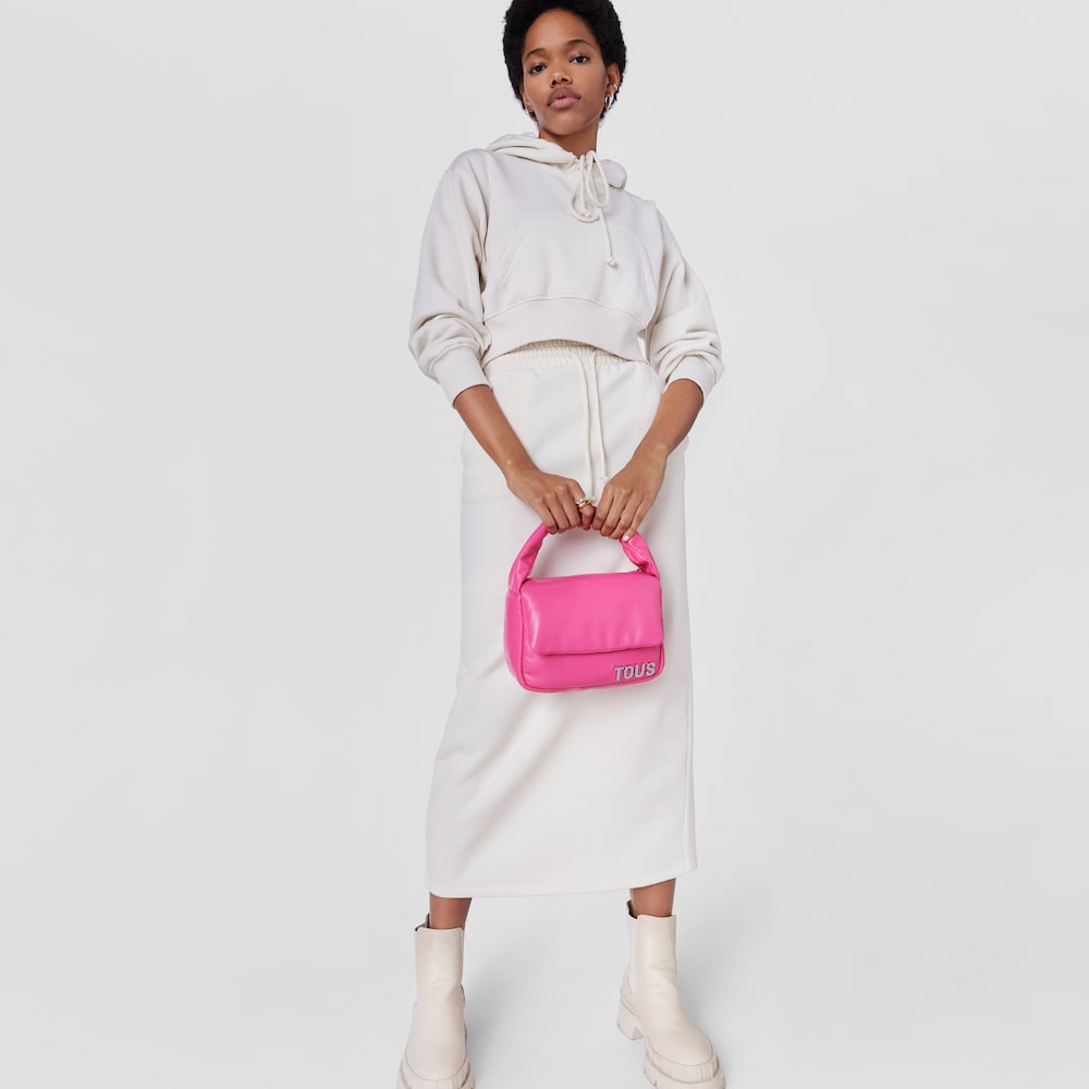 Bandolera peque&ntilde;a fucsia TOUS Carol