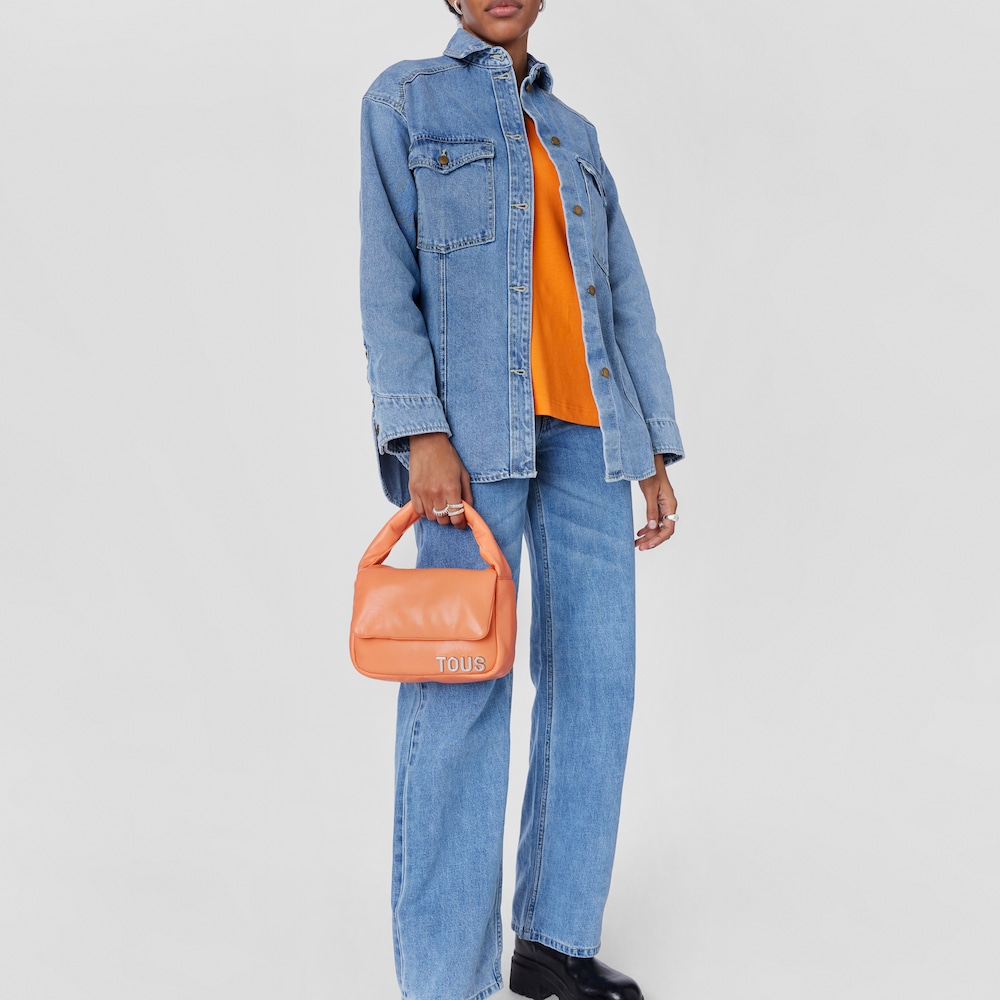 Bandolera peque&ntilde;a naranja TOUS Carol