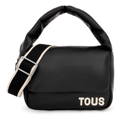 Borsa a tracolla piccola nera TOUS Carol image number 0