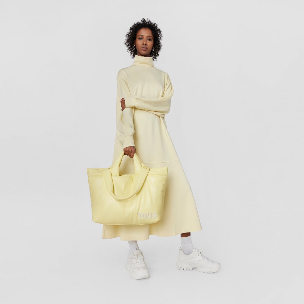 Large yellow Tote bag TOUS Carol