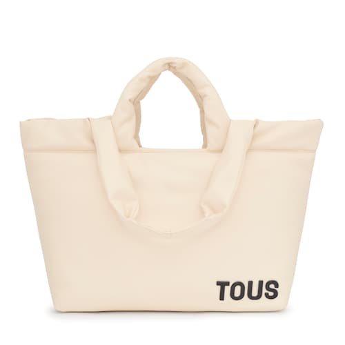 Sac cabas grand beige TOUS Carol image number 0