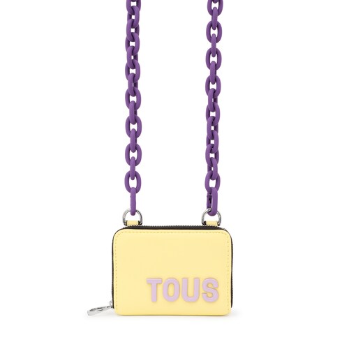 Portemonnaie TOUS Carol zum Umh&auml;ngen in Gelb image number 0