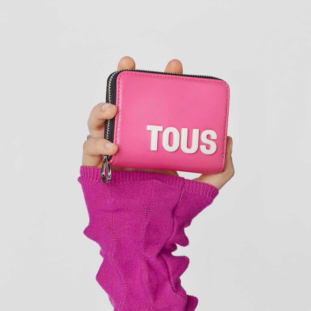 Fuchsia-colored Change purse TOUS Carol
