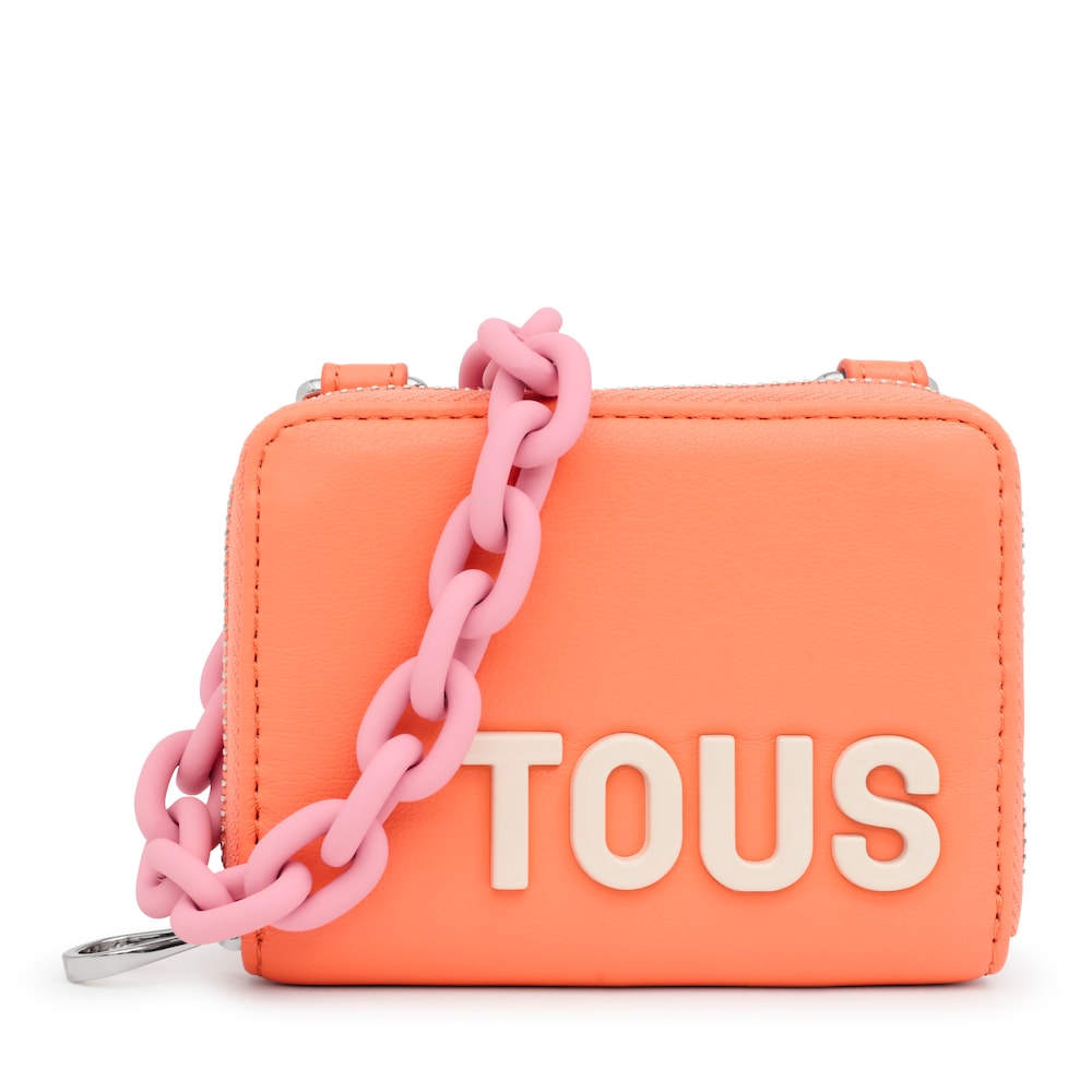 Monedero colgante naranja TOUS Carol