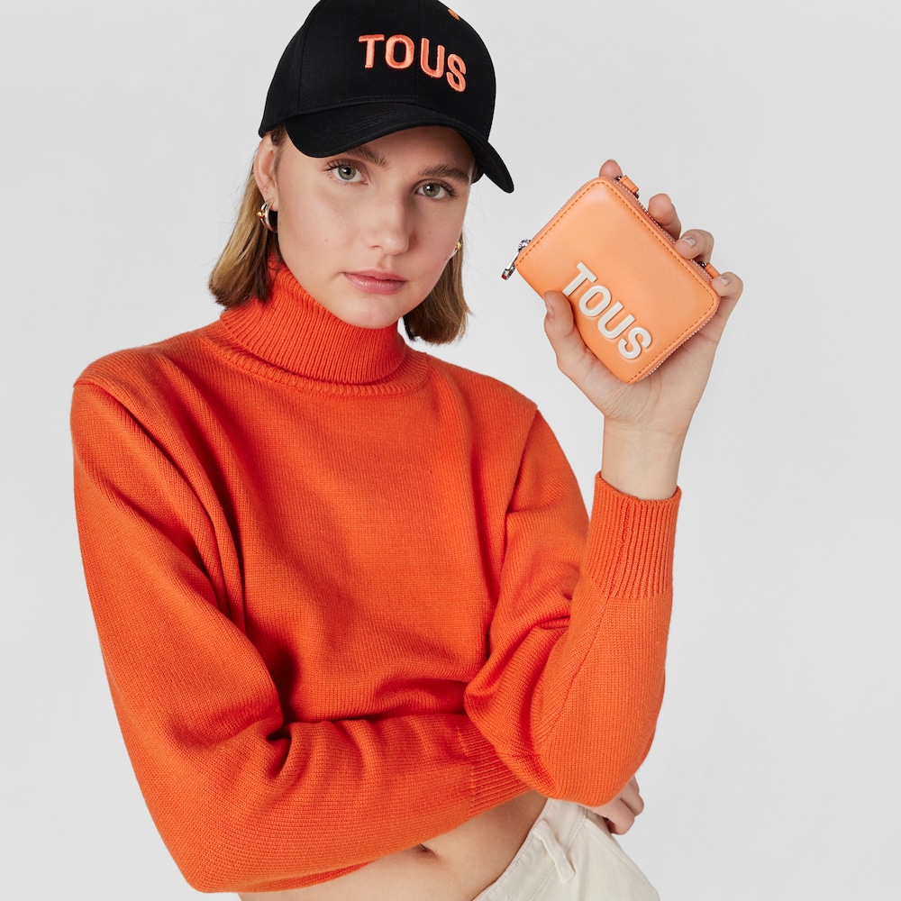 Monedero colgante naranja TOUS Carol