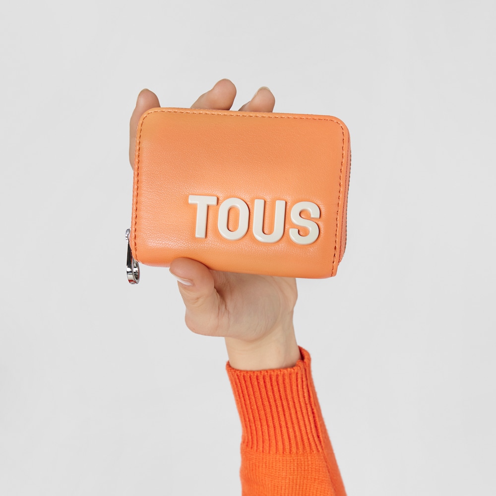 Monedero colgante naranja TOUS Carol