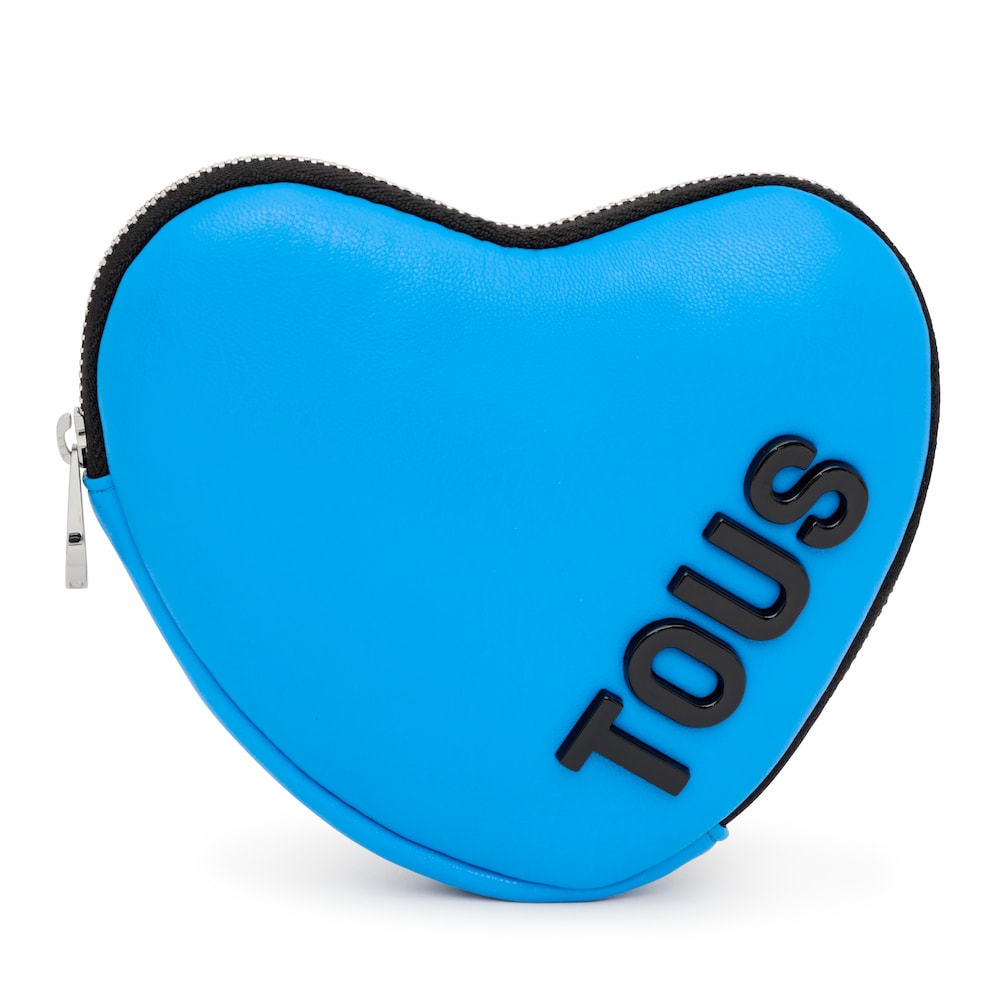 Beauty case a forma di cuore blu TOUS Carol