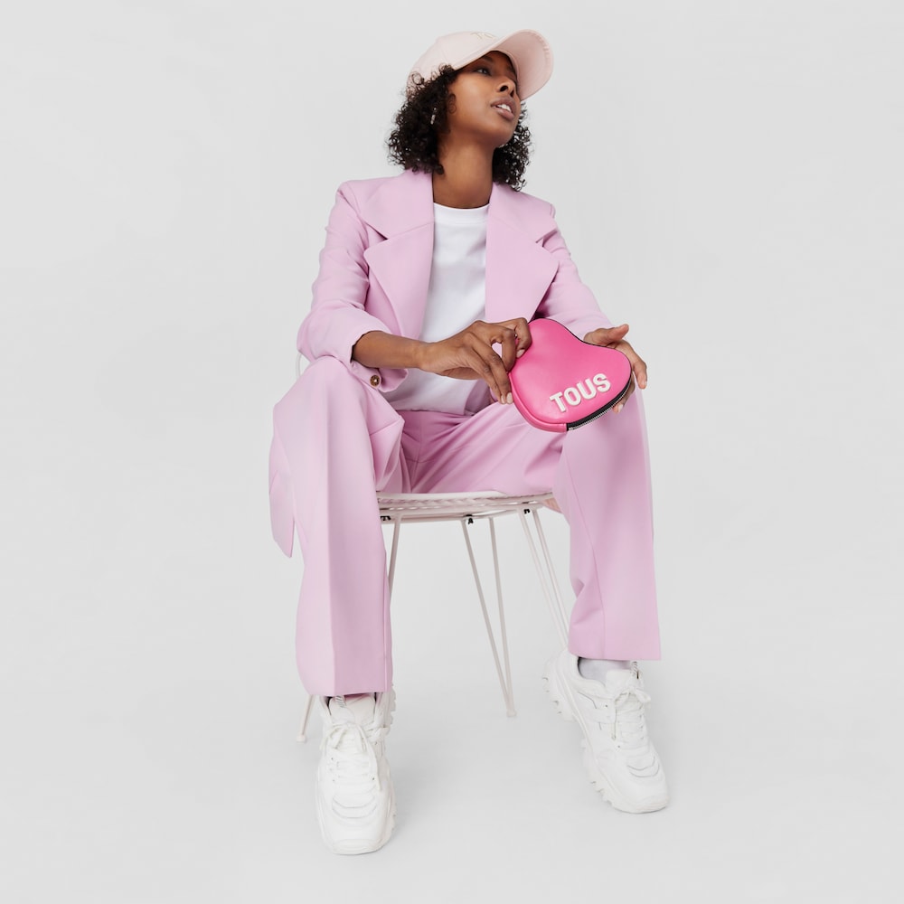 Neceser fucsia coraz&oacute;n TOUS Carol