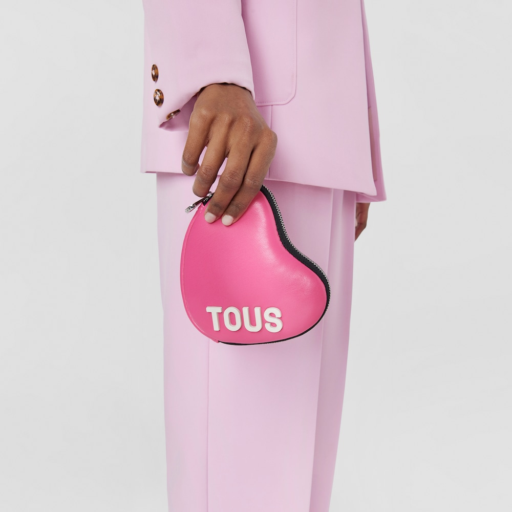 Neceser fucsia coraz&oacute;n TOUS Carol
