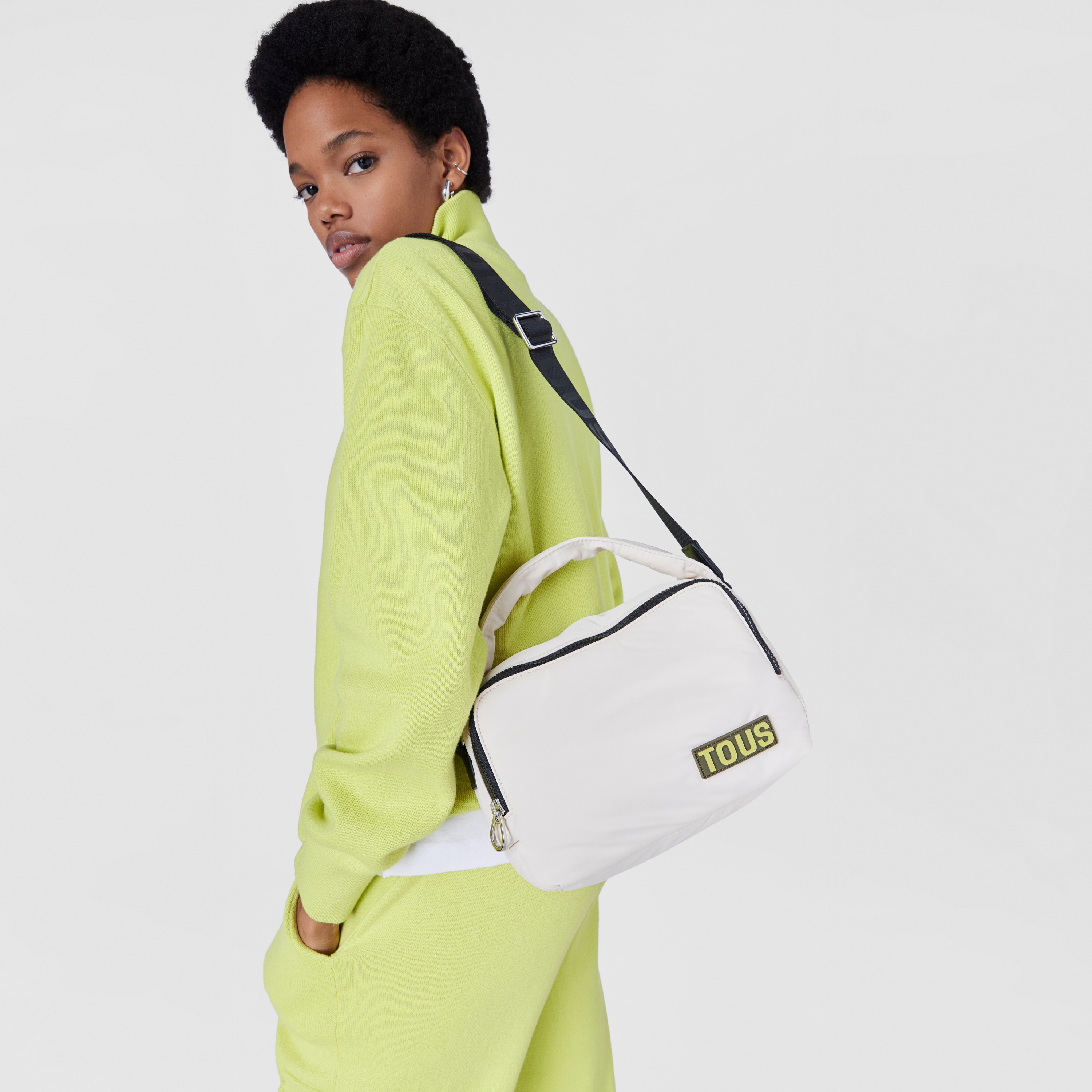 Beige Crossbody bag TOUS Carol Soft