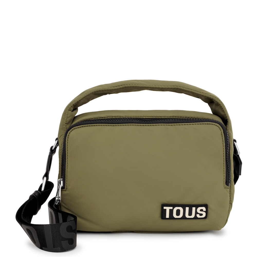 Khaki Crossbody bag TOUS Carol Soft