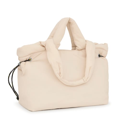 Capazo grande beige TOUS Carol Soft