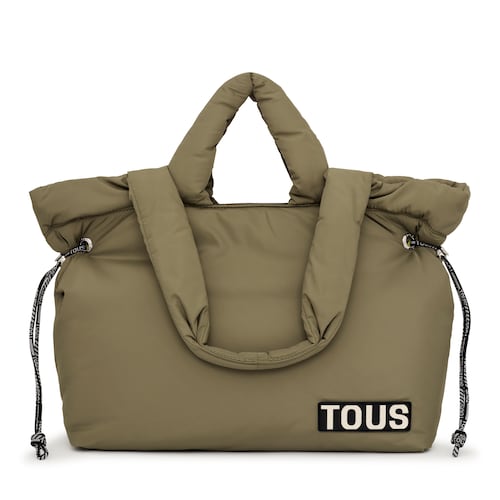 Tote bag grande color cachi TOUS Carol Soft