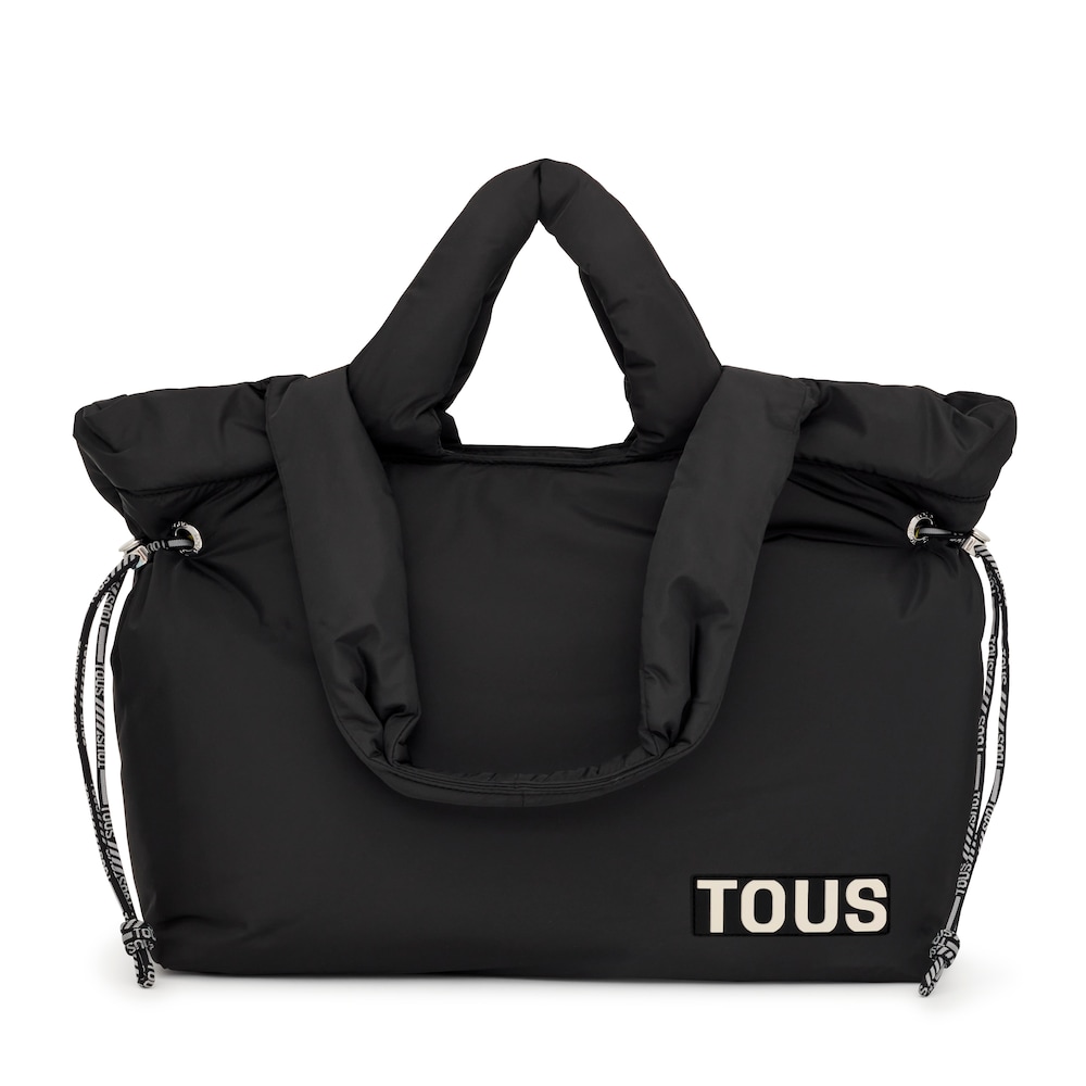 Large black Tote bag TOUS Carol Soft