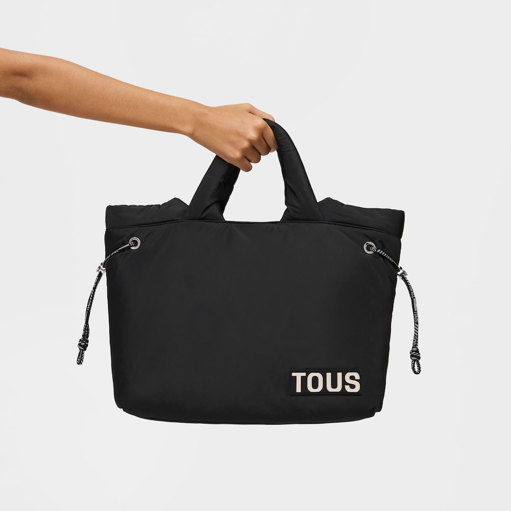 Large black Tote bag TOUS Carol Soft