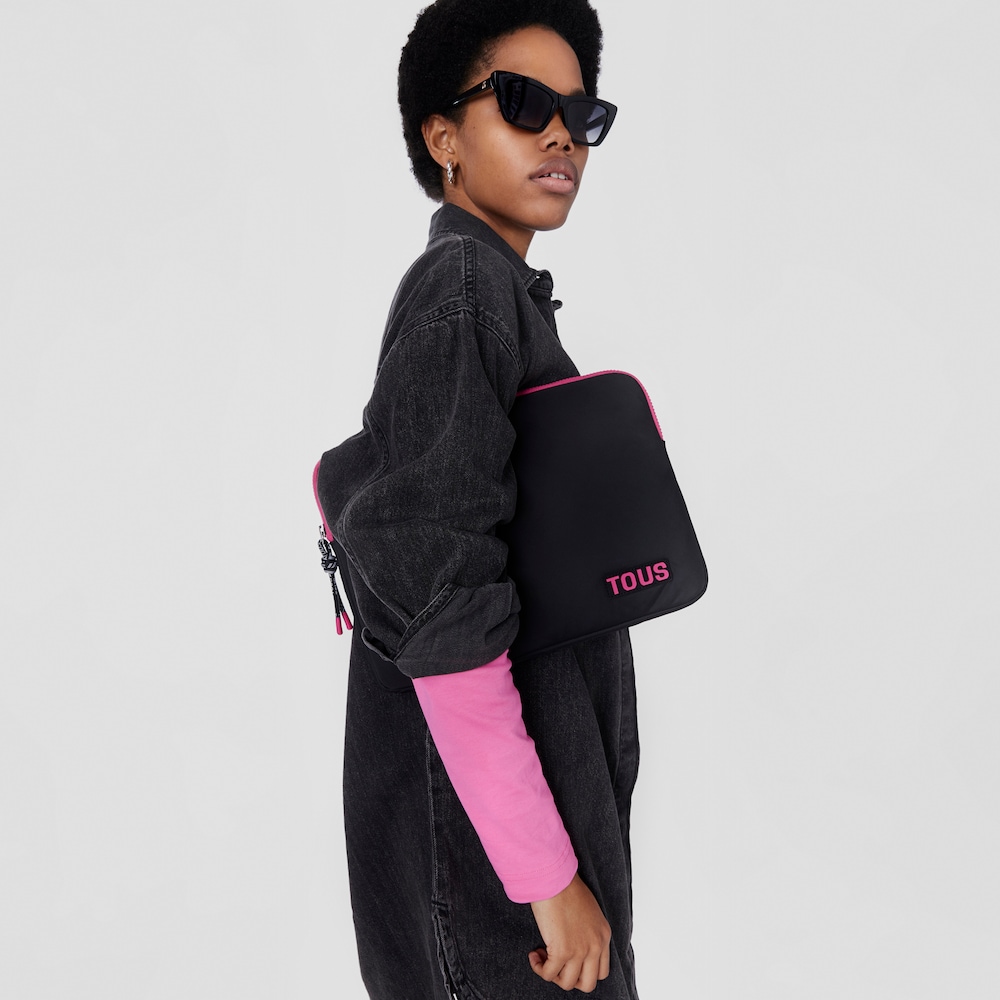 Funda para port&aacute;til negra TOUS Carol Soft
