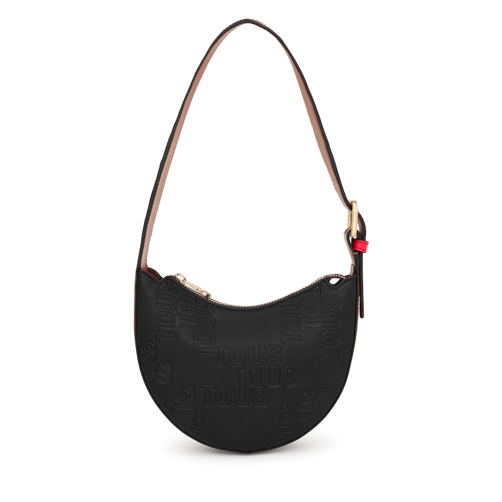 Borsa a tracolla nera e marrone TOUS Nanda