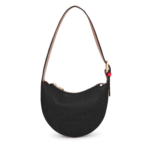 Borsa a tracolla nera e marrone TOUS Nanda image number 0