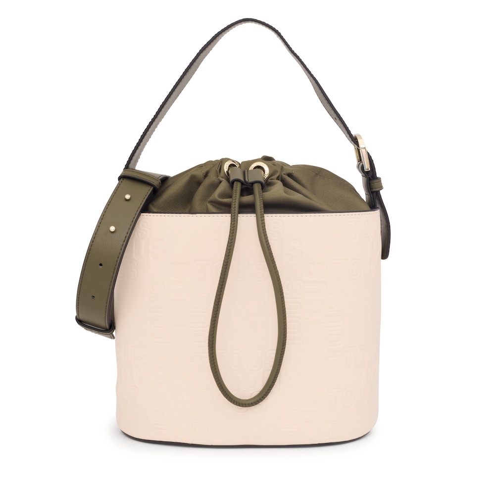 Beige and khaki Bucket bag TOUS Nanda