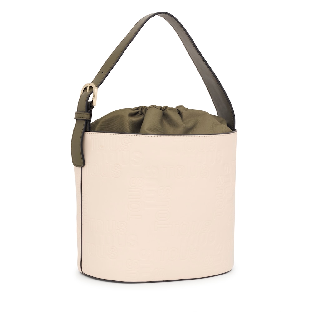 Beige and khaki Bucket bag TOUS Nanda