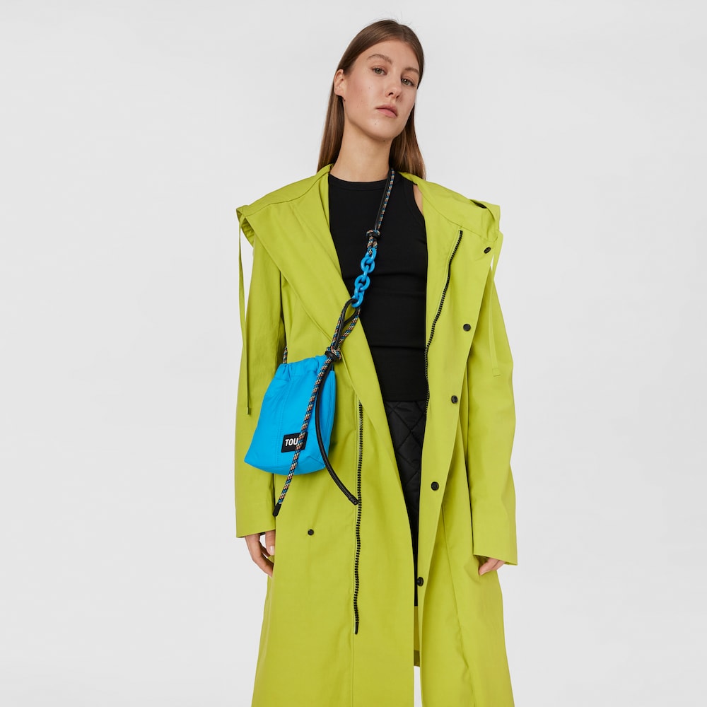 Mini bolso azul TOUS Cloud Soft