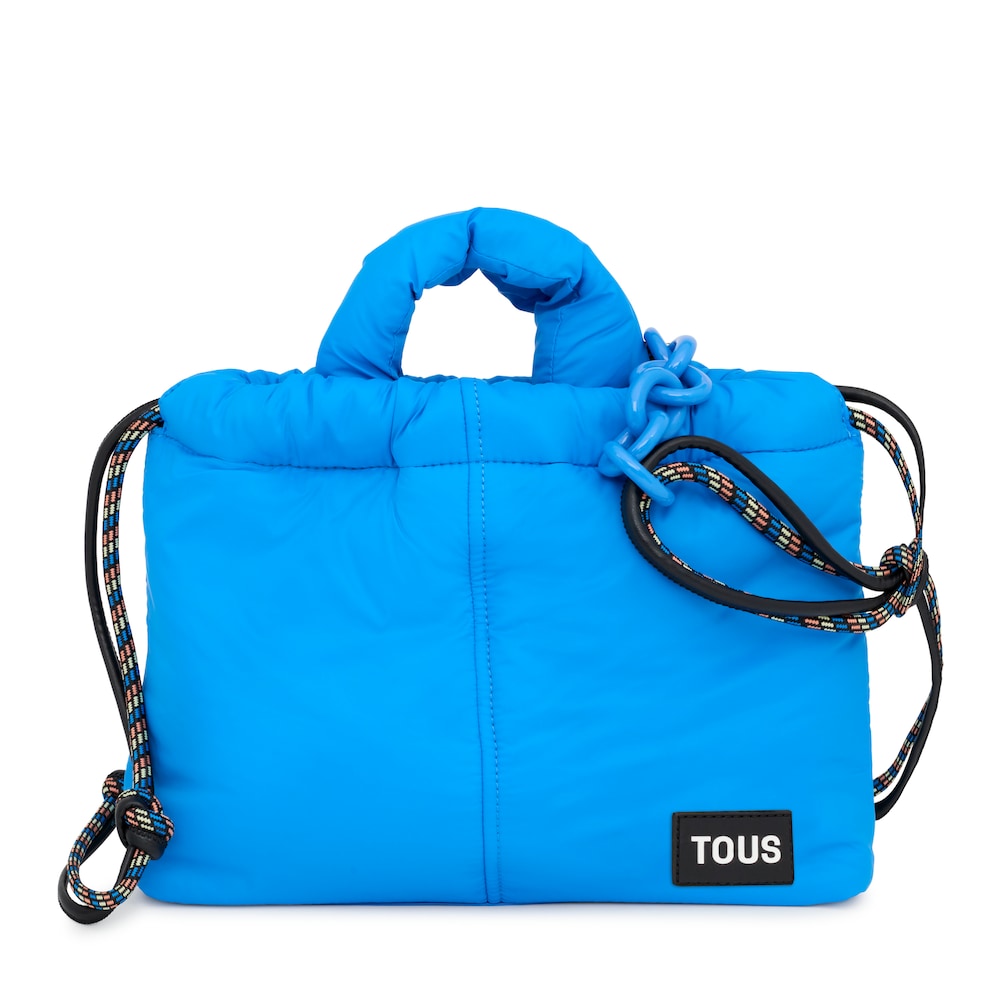 Średniej wielkości niebieska torebka na jedno ramię TOUS Cloud Soft