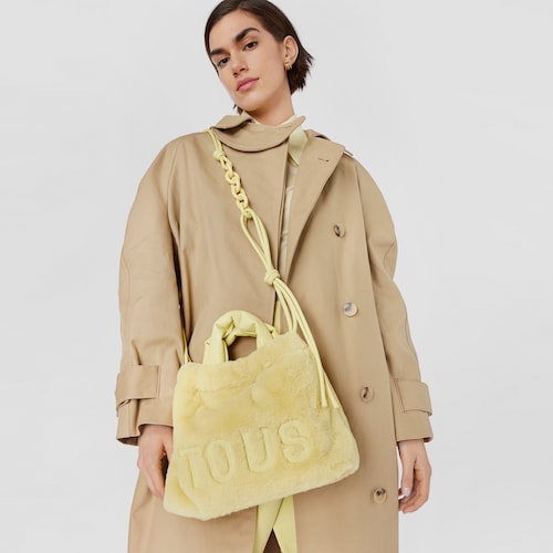 Medium yellow TOUS Cloud Warm One-shoulder bag
