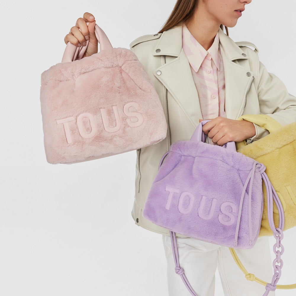 Saca mediana rosa TOUS Cloud Warm
