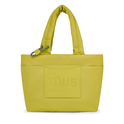 Large lime green TOUS Marina Tote bag image number 0