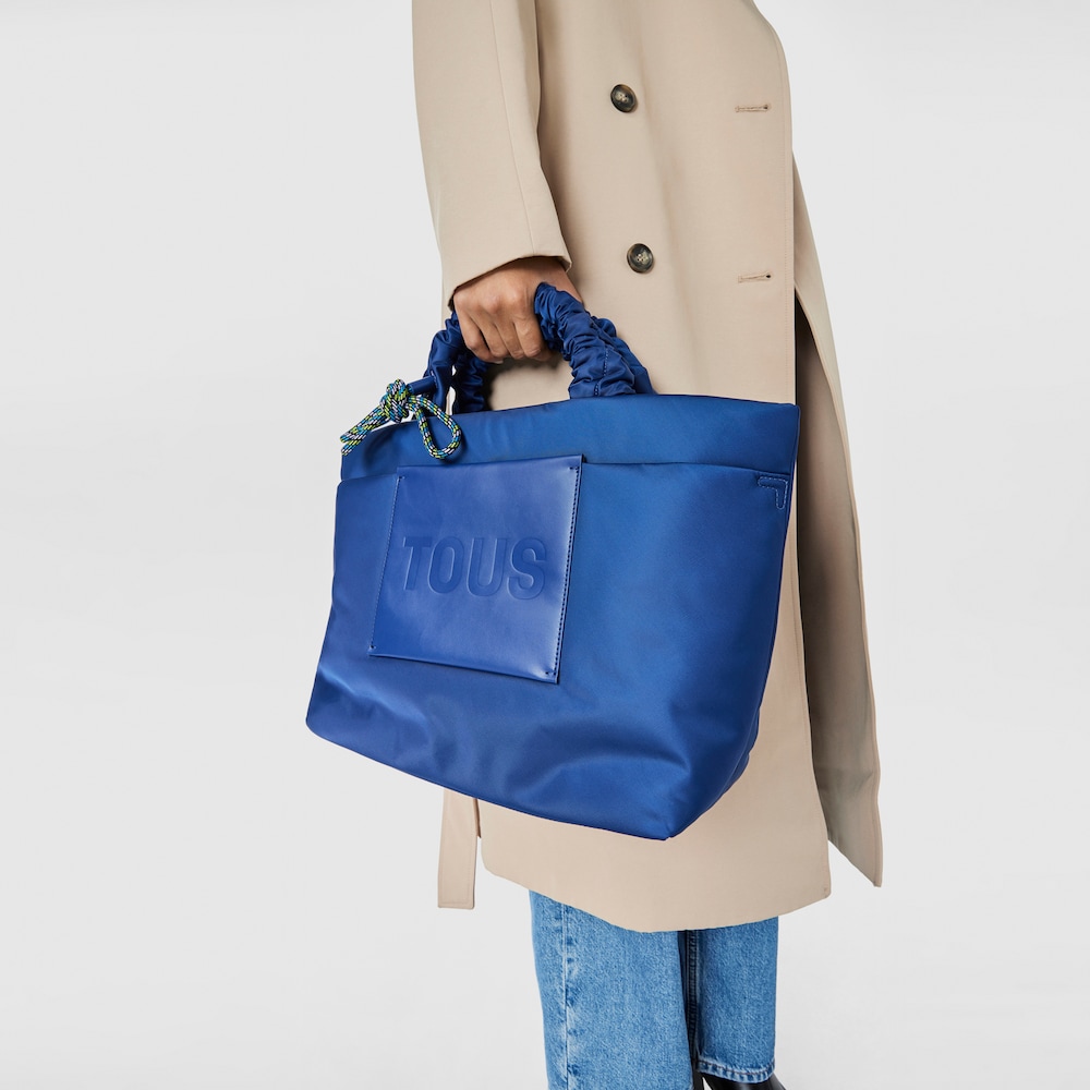 Duża granatowa torba z rączkami TOUS Marina