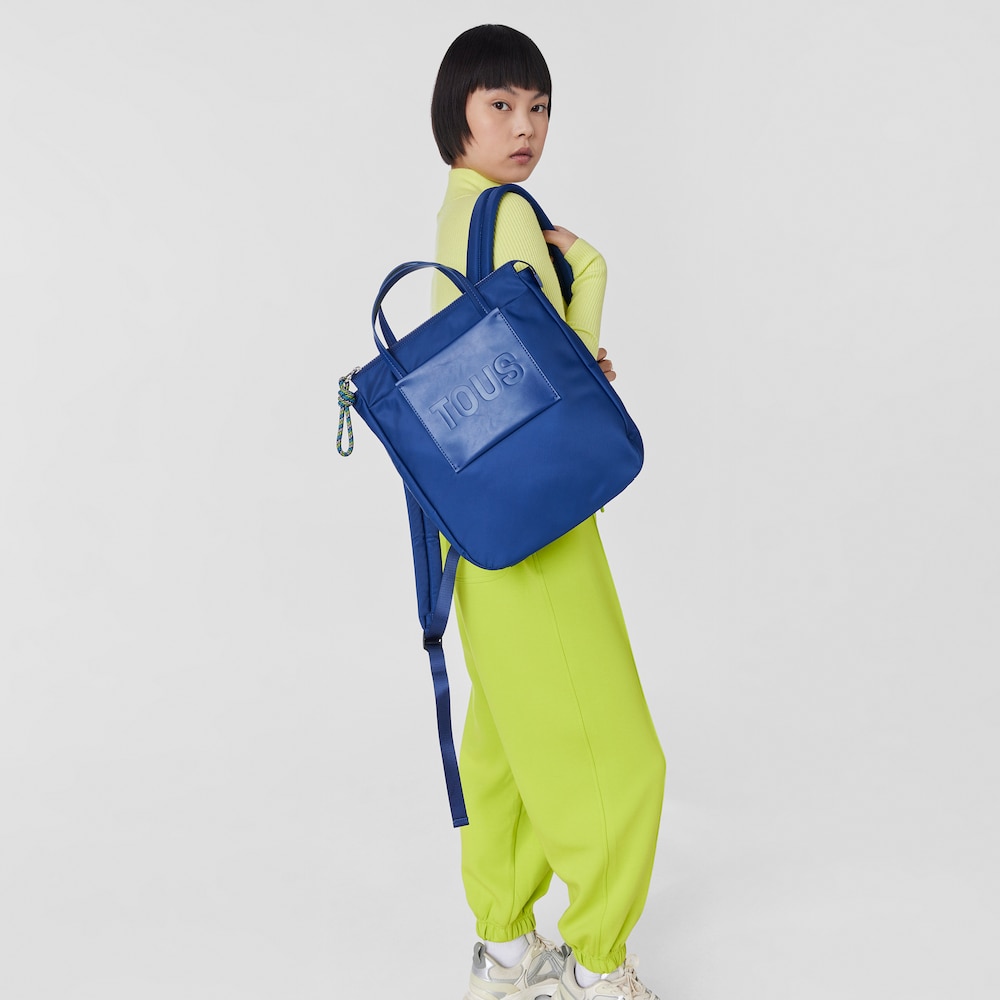 Navy blue TOUS Marina Backpack image number 4