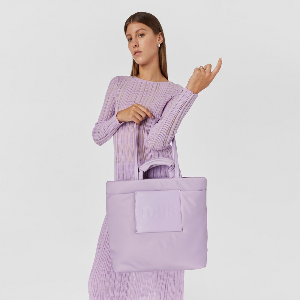 Mauve TOUS Marina Shopping bag