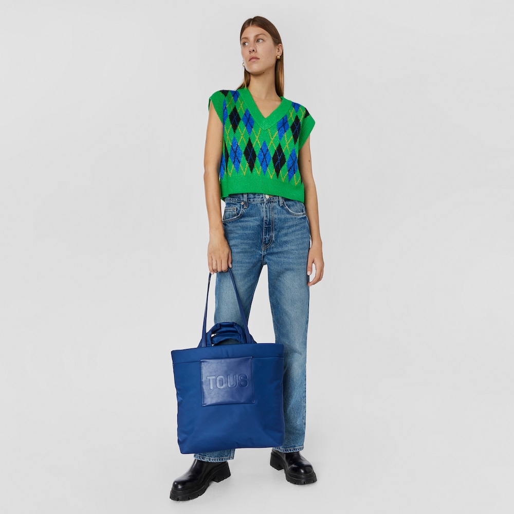 Granatowa torba na zakupy TOUS Marina