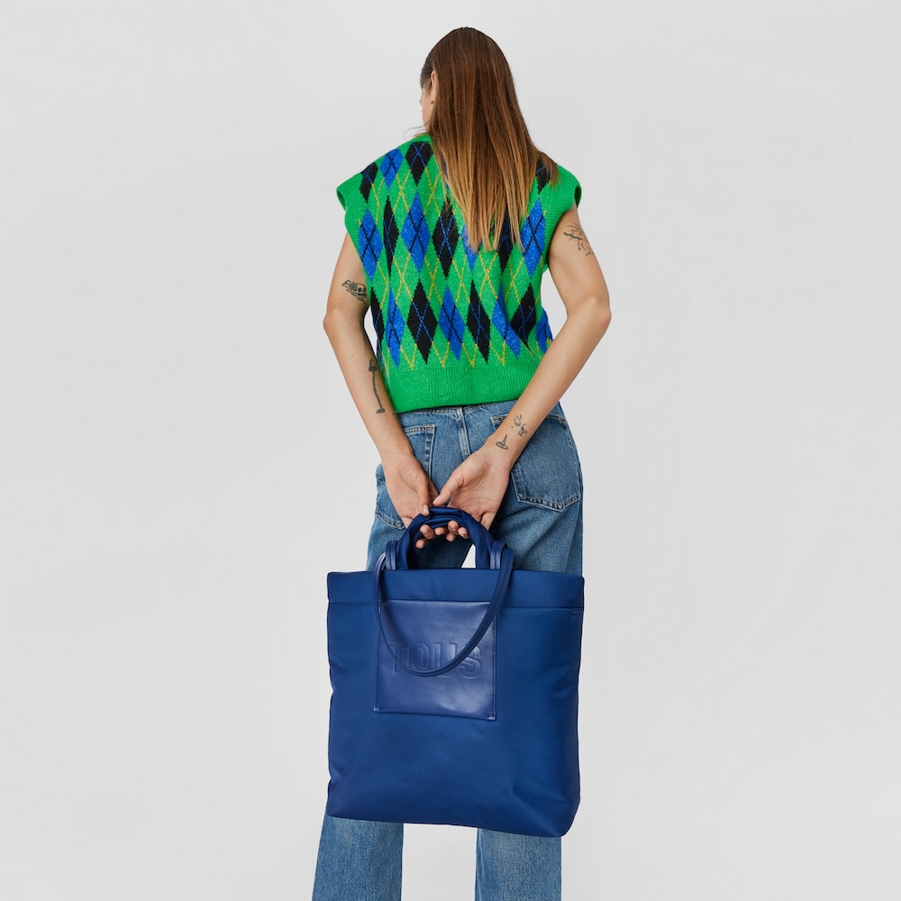 Granatowa torba na zakupy TOUS Marina