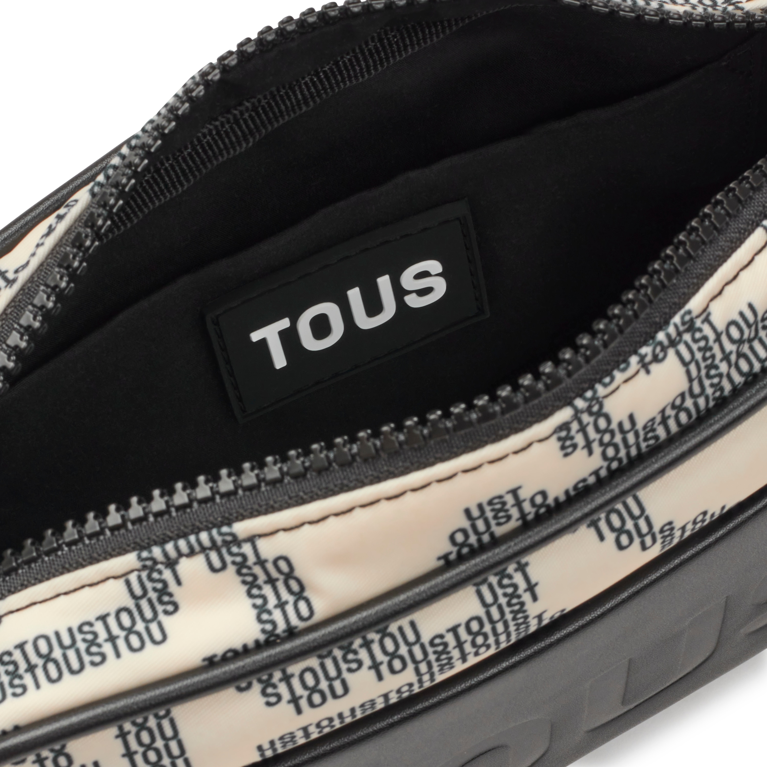 Beige Crossbody reporter bag Kaos Pix Soft