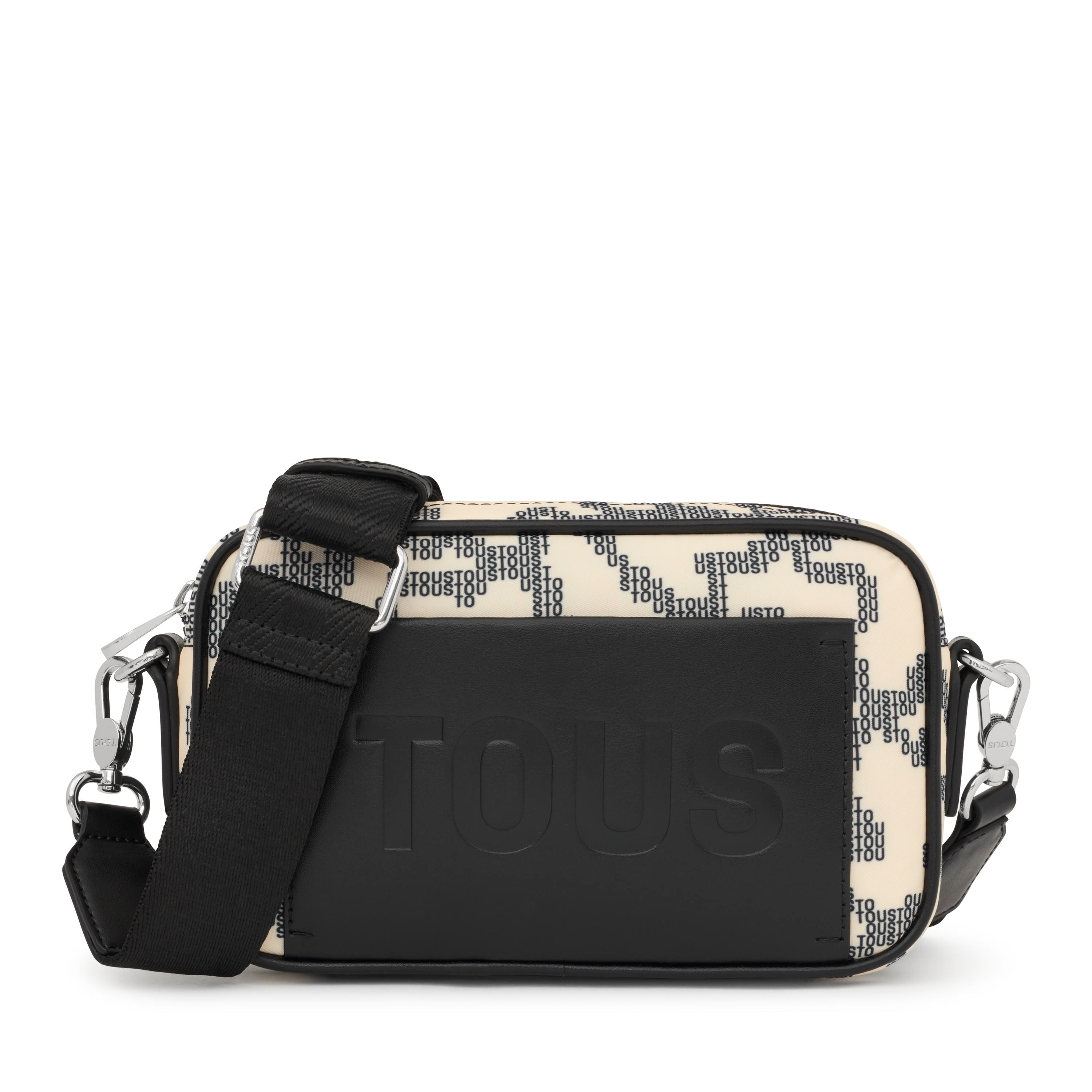 Beige Crossbody reporter bag Kaos Pix Soft