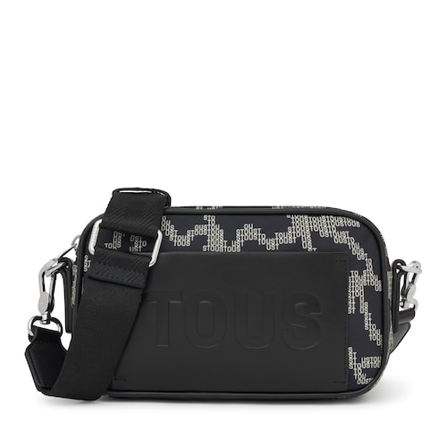 Czarna torebka przez ramię typu reporter Kaos Pix Soft