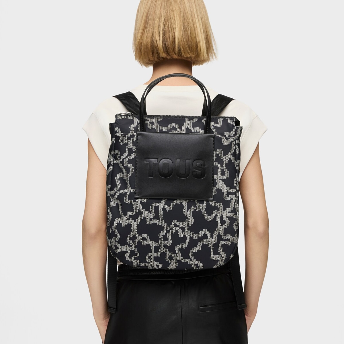 Tous - Mochila Negra Kaos Pix Soft - Negro