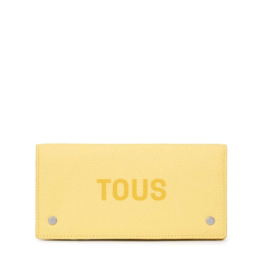 Yellow leather TOUS Balloon Flat Crossbody bag image number 0