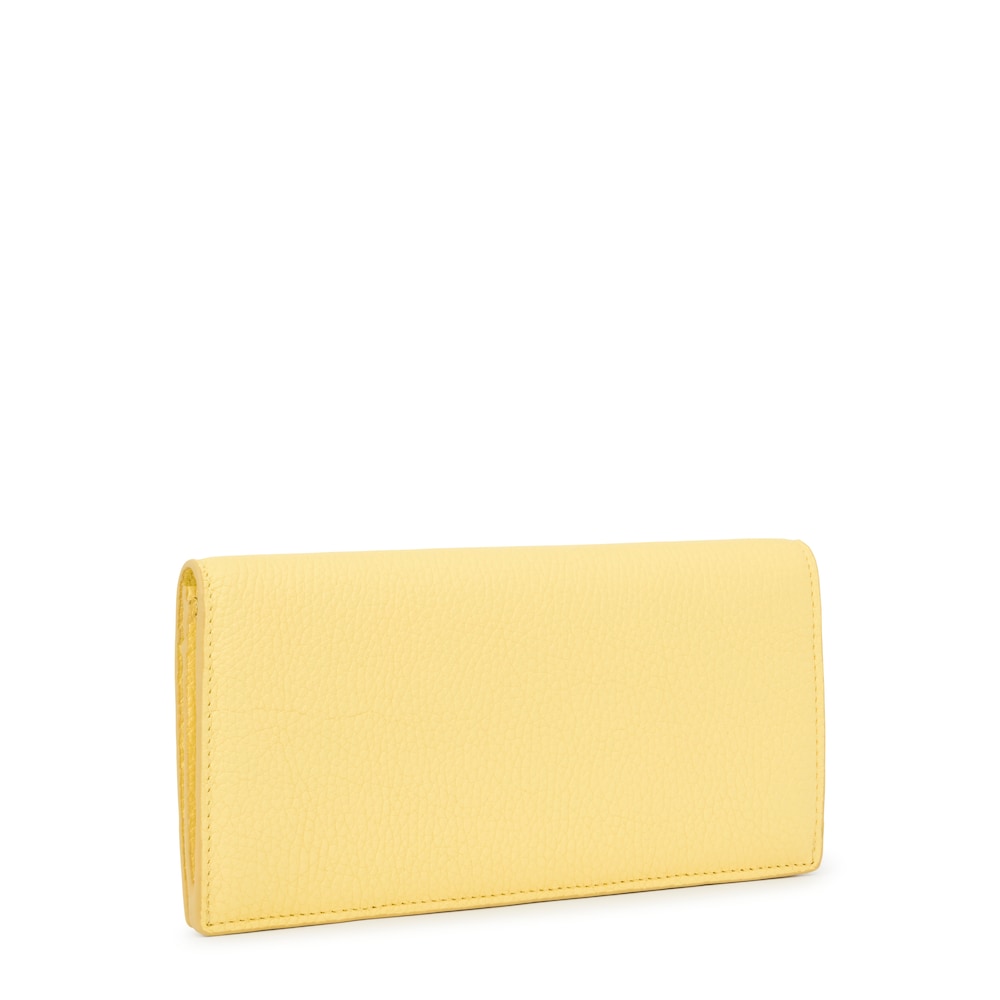 Yellow leather TOUS Balloon Flat Crossbody bag image number 1