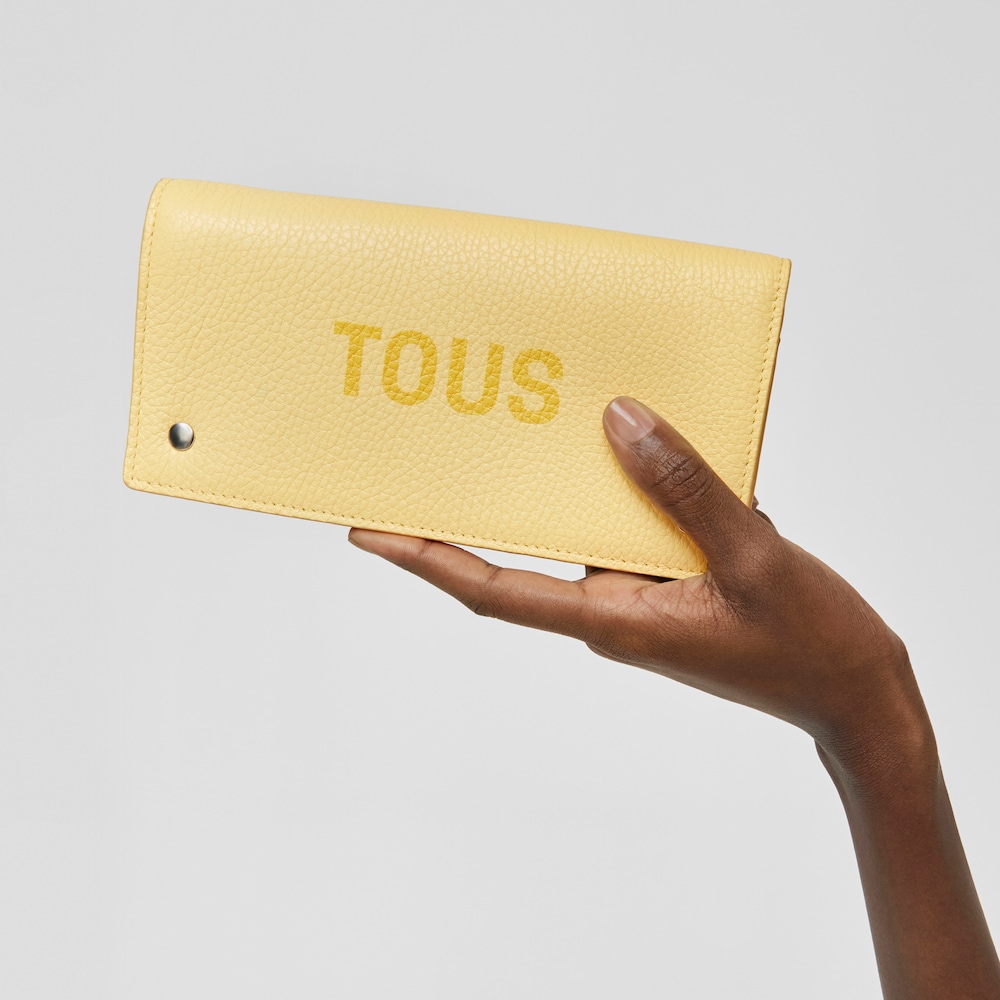 Yellow leather TOUS Balloon Flat Crossbody bag image number 4