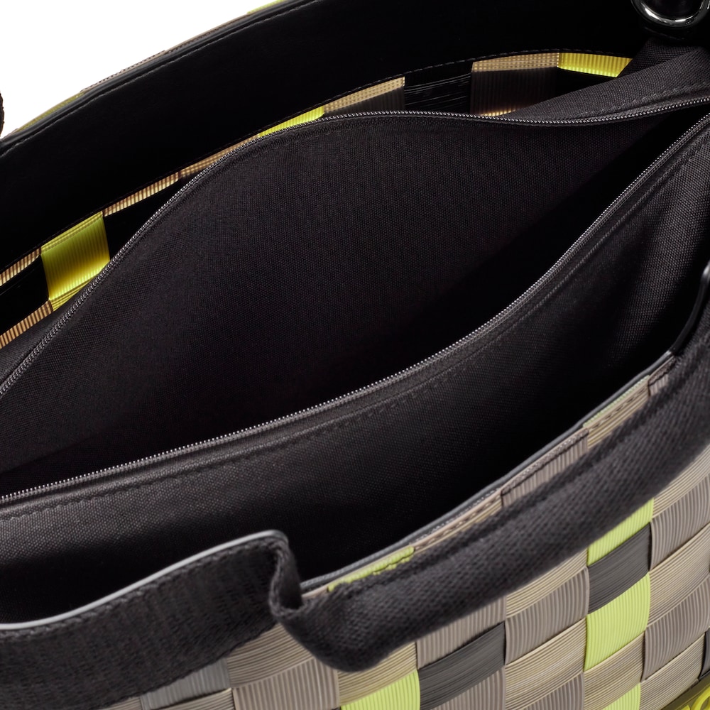 Medium khaki and black Basket tote bag TOUS Balloon Cesta