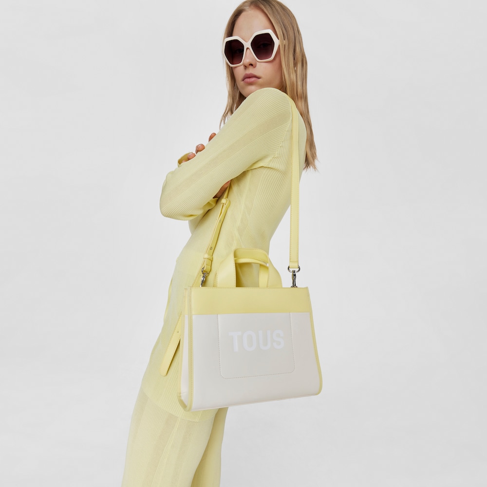 Shopping beige y amarillo TOUS Maya image number 4